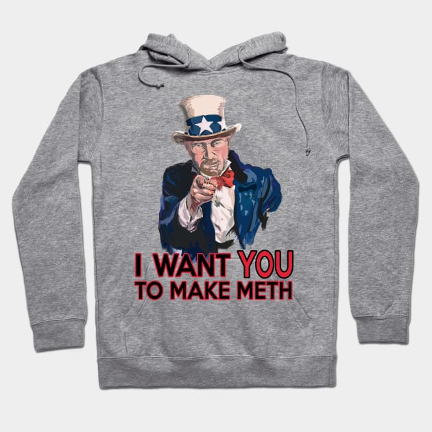 Walter White Uncle Sam Hoodie by VintageTeeShirt